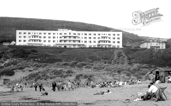 Photo of Saunton, the Saunton Sands Hotel c1955