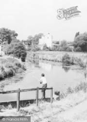 Fishing In The River c.1965, Sawbridgeworth