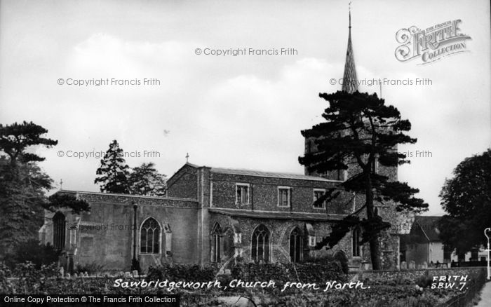 Photo of Sawbridgeworth, The Church Of Great St Mary c.1955