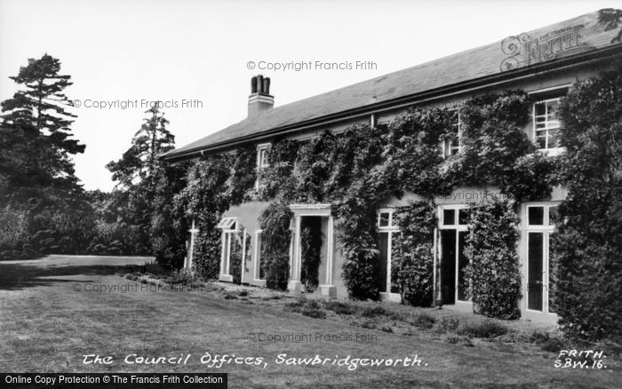 Photo of Sawbridgeworth, The Council Offices c.1965