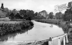 The River And Mill c.1955, Sawbridgeworth