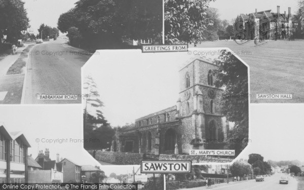 Photo of Sawston, Composite c.1965