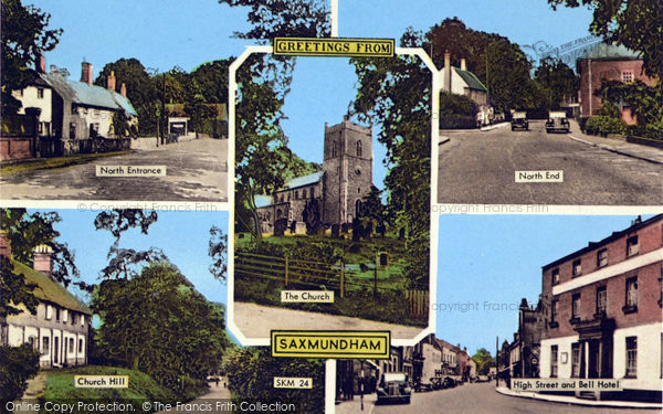 Photo of Saxmundham, Composite c.1955