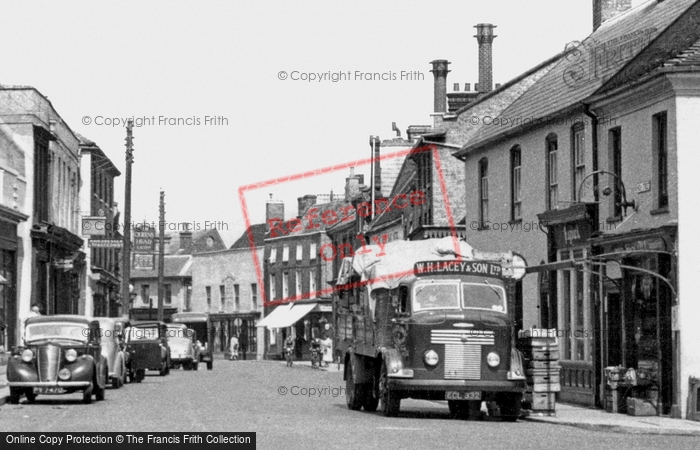 Photo of Saxmundham, Delivery Truck  In High Street c.1955