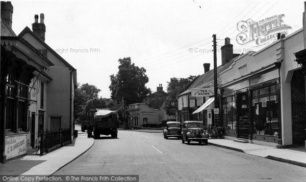 Photo of Saxmundham, High Street c.1955