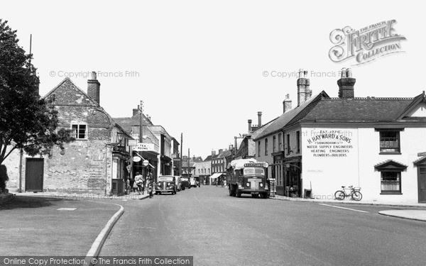 Photo of Saxmundham, High Street c.1955