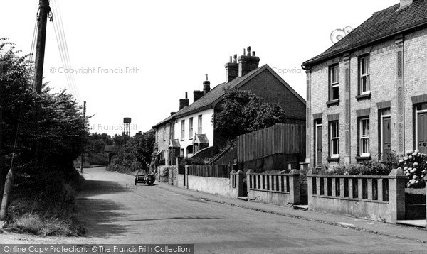 Photo of Saxmundham, Mill Road c1955