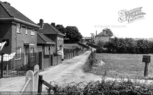 Photo of Saxmundham, Police Station And Clinic c.1955