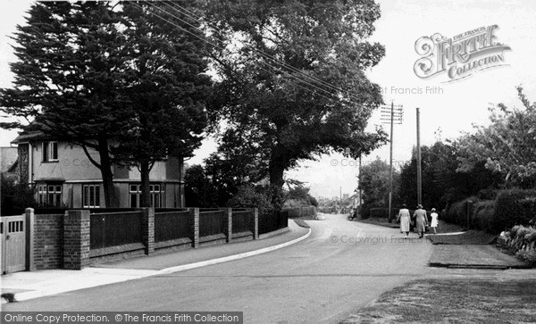 Photo of Saxmundham, Rendham Road c.1955