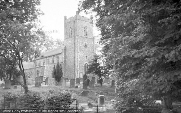 Photo of Saxmundham, St John The Baptist's Church c.1950