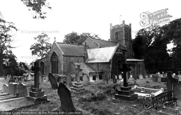 Photo of Saxmundham, St John The Baptist's Church c.1955