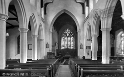 St John The Baptist's Church, Interior 1929, Saxmundham