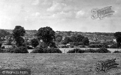 The Town From Church Hill c.1950, Saxmundham