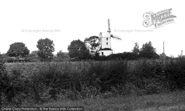 Photo of Saxtead, Windmill c.1960