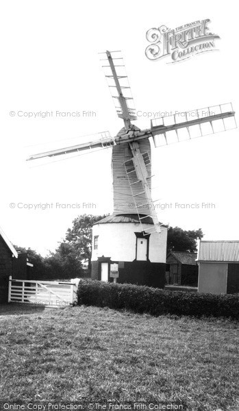 Photo of Saxtead, Windmill c.1960