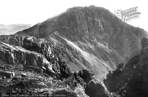 Photo of Scafell Pike, And Mickledore Chasm 1889
