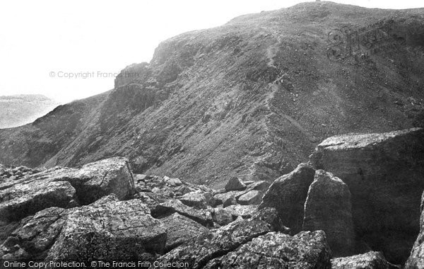 Photo of Scafell Pike, Path To The Summit 1889