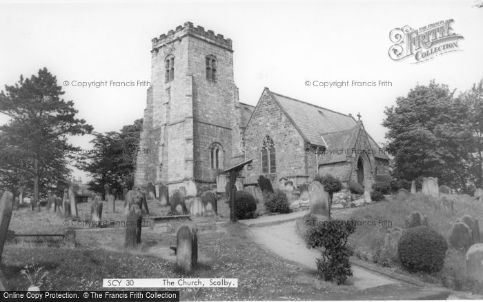 Photo of Scalby, St Lawrence's Church c.1965