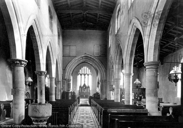 Photo of Scalford, St Egelwin's Church, The Nave c.1955