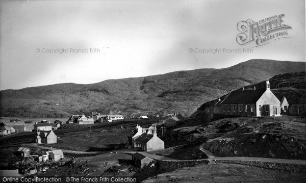 Photo of Scalpay, The Free Church And Village c.1960