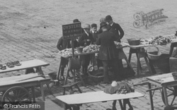 An Oyster Stall 1890, Scarborough