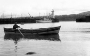 Boat Entering The Harbour c.1955, Scarborough
