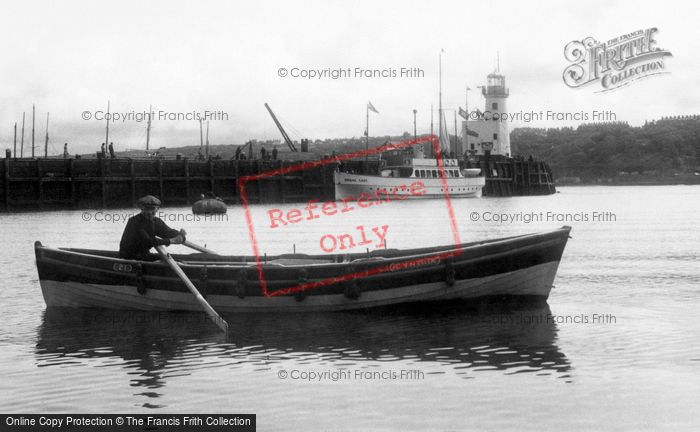 Photo of Scarborough, Boat, The Harbour c.1955