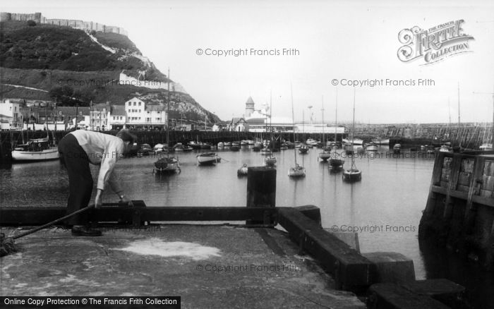 Photo of Scarborough, Castle And Yacht Basin c.1955