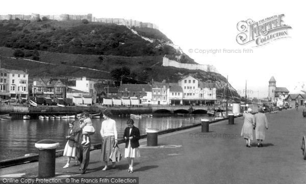 Photo of Scarborough, Castle From The East Pier 1958