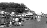 Castle From The East Pier 1958, Scarborough