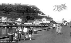 Castle From The East Pier 1958, Scarborough