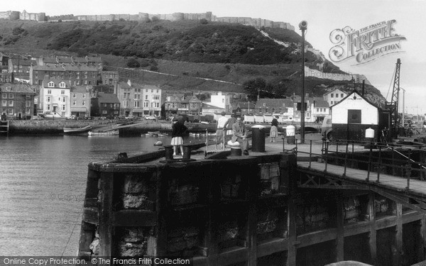 Photo of Scarborough, Castle From The East Pier 1958