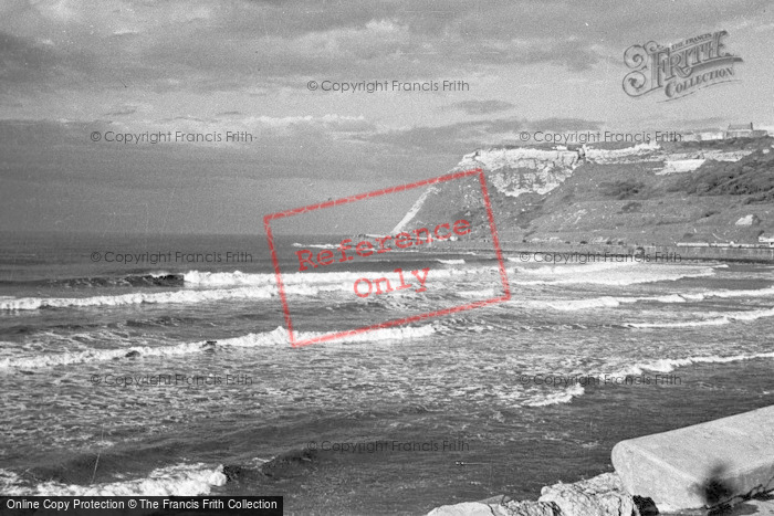 Photo of Scarborough, Castle Hill And Marine Parade 1951