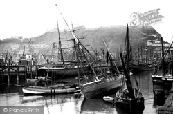 Castle Hill From The Harbour 1890, Scarborough