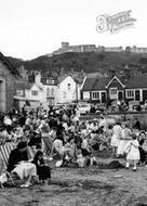 Children Making Sandcastle c.1960, Scarborough