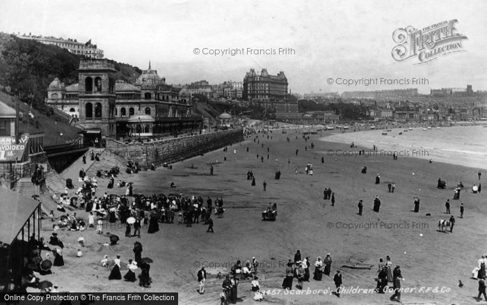 Photo of Scarborough, Children's Corner, South Bay 1897