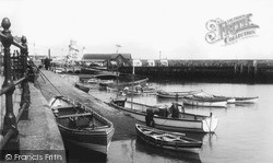 Fishing Boats In The Harbour c.1955, Scarborough
