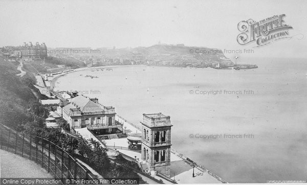 Photo of Scarborough, From South Cliff c.1870
