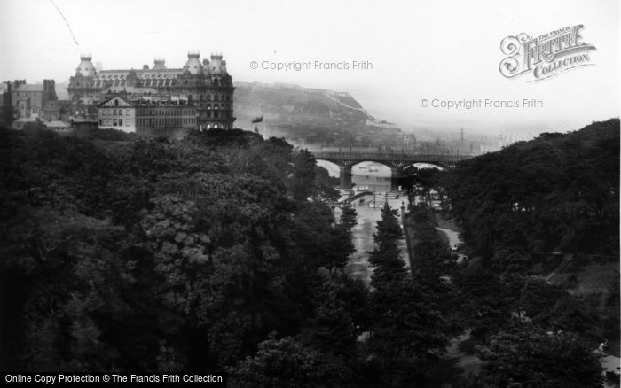 Photo of Scarborough, From Valley Bridge 1890