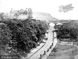 From Valley Bridge c.1860, Scarborough