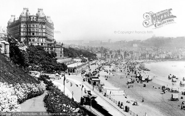 Photo of Scarborough, Grand Hotel And Foreshore Road 1891