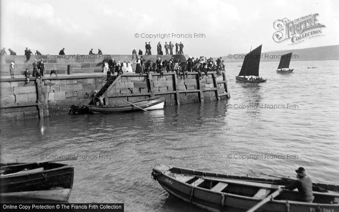 Photo of Scarborough, Harbour And Pier c.1900