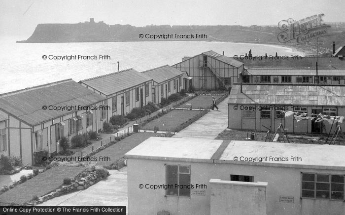 Photo of Scarborough, Holiday Camp Chalets And North Bay c.1955