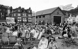 Holidaymakers On The Beach c.1960, Scarborough