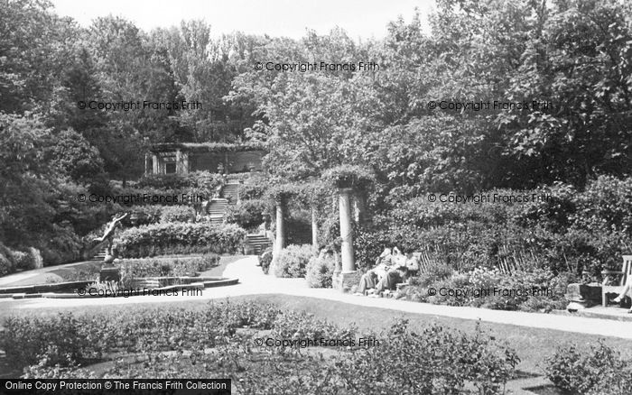 Photo of Scarborough, Lily Pond, Italian Gardens c.1950