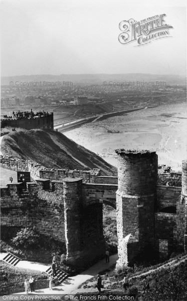 Photo of Scarborough, North Bay From The Castle c.1955