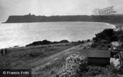 North Bay From The Holiday Chalets c.1955, Scarborough