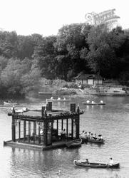 Peasholm Park, Floating Bandstand c.1955, Scarborough