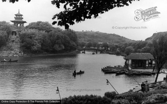 Photo of Scarborough, Peasholm Park Lake c.1950