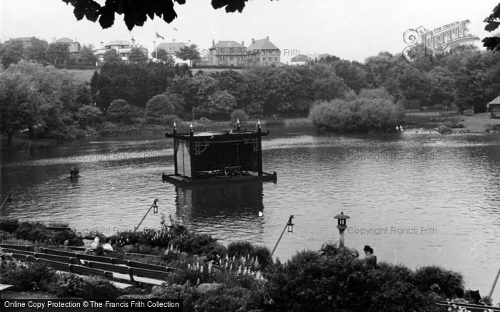 Photo of Scarborough, Peasholm Park, The Bandstand c.1955
